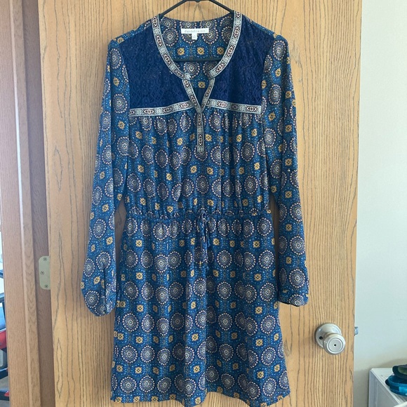 Daniel Rainn Boho Long-sleeve Tunic Size Medium - Picture 2 of 15